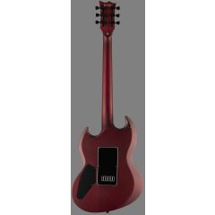 Ltd Viper 1000 Evertune QM See Thru Black Cherry Sunburst - Vue 2